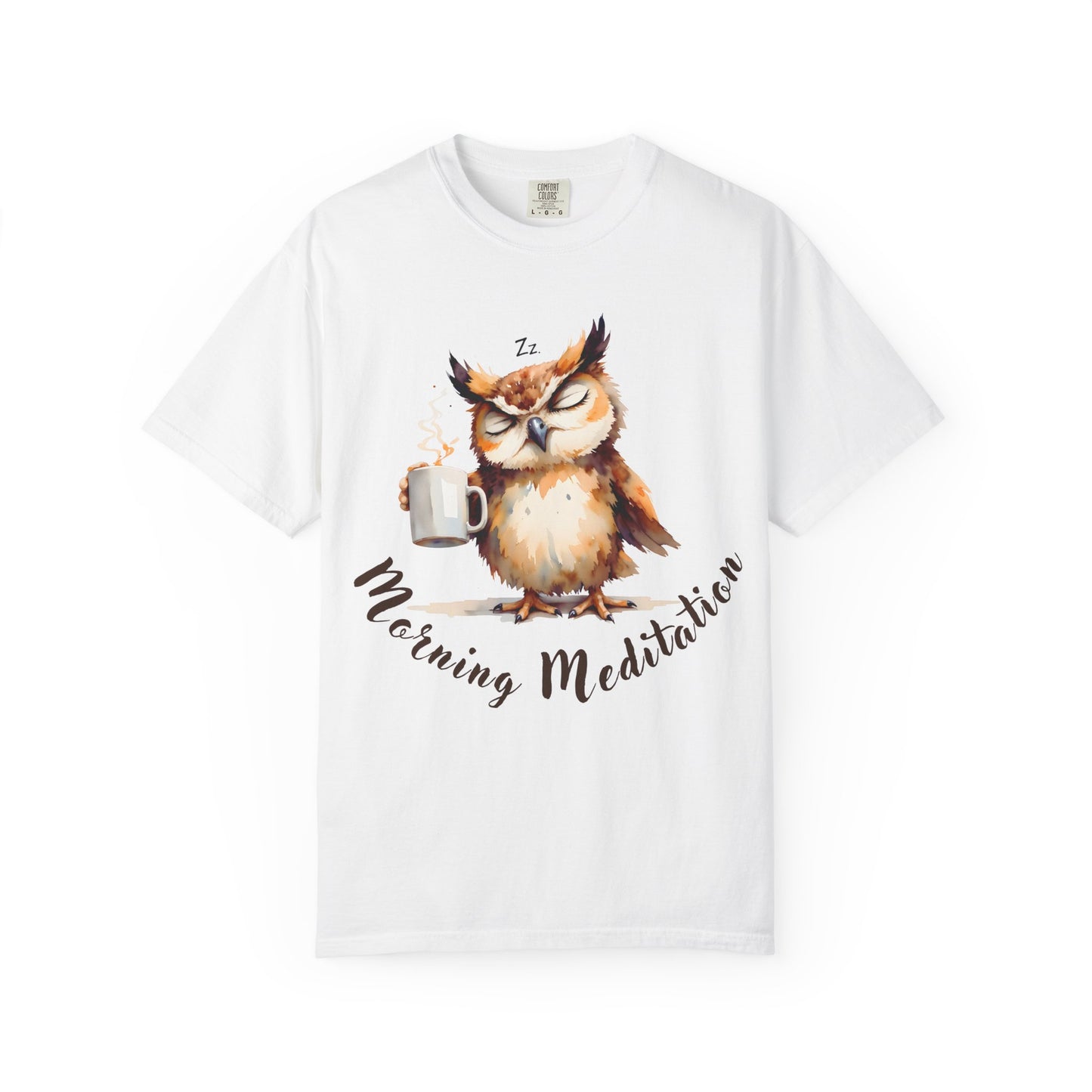 Morning Meditation Owl T-Shirt