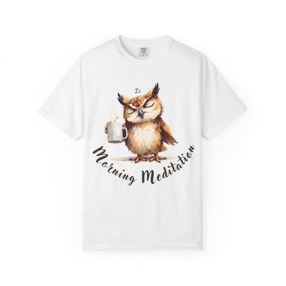 Morning Meditation Owl T-Shirt