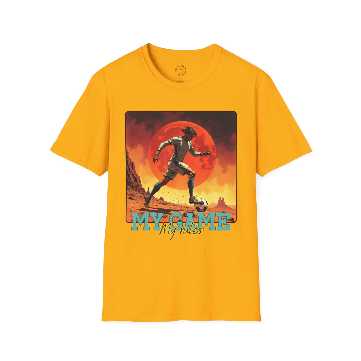 My Game My Rules Unisex Softstyle T-Shirt,soccer ,sport