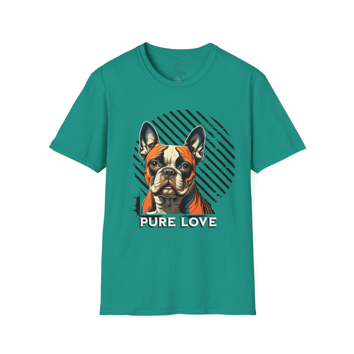 Pure Love French Bulldog Unisex Softstyle T-Shirt