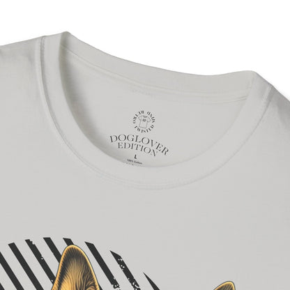 German Shepherd Pure Love Unisex Softstyle T-Shirt .dog