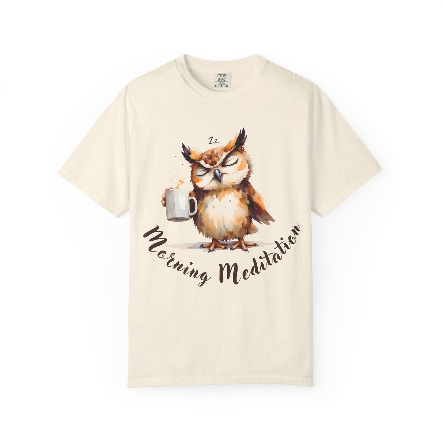 Morning Meditation Owl T-Shirt