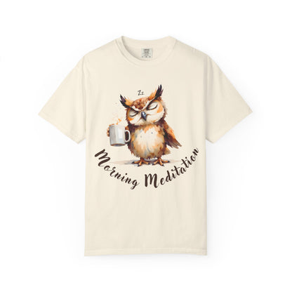 Morning Meditation Owl T-Shirt