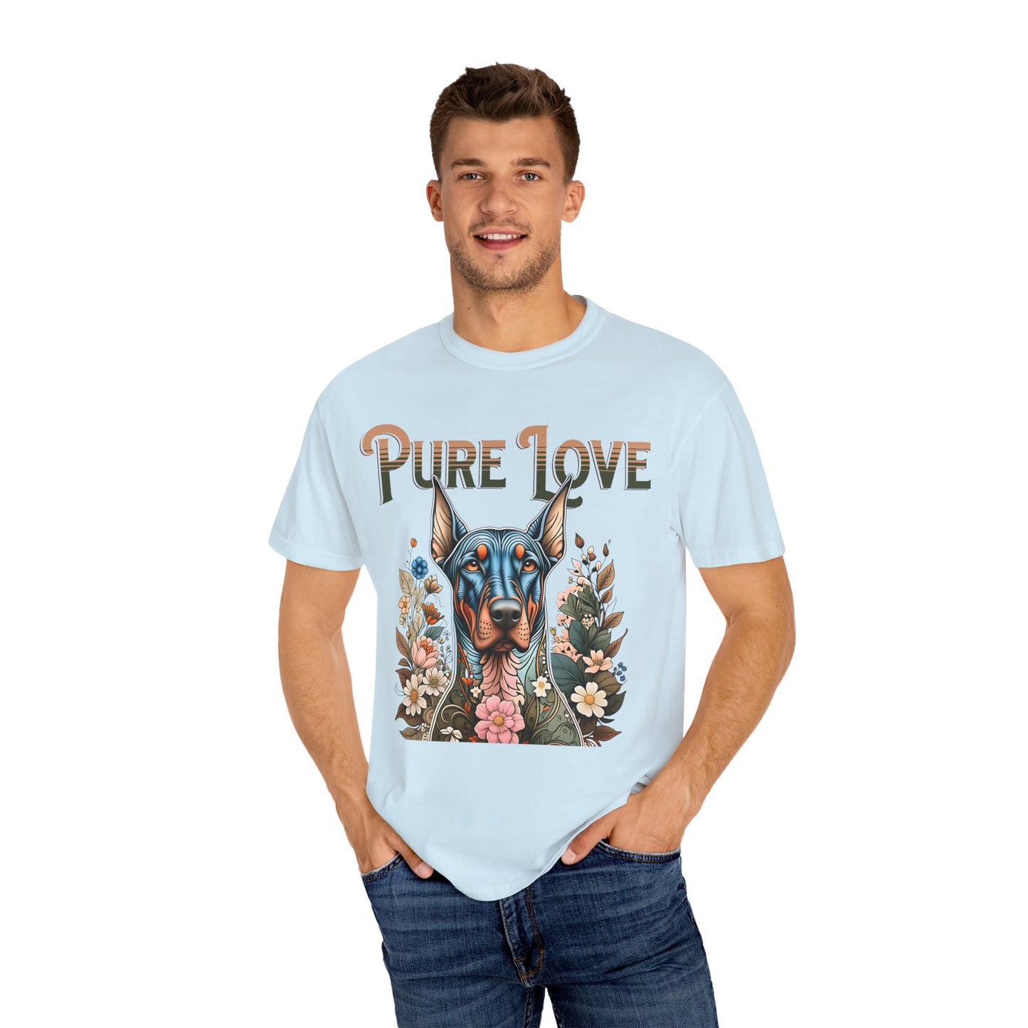 Pure Love Dog Art Unisex T-Shirt - Perfect Gift for Animal Lovers