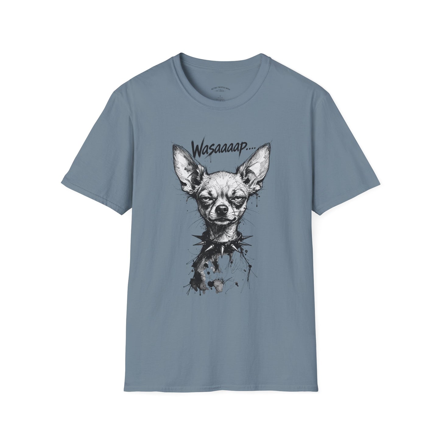 Chihuahua 'Wasaaaap' Graphic T-Shirt — Funny Dog Tee for Pet Lovers