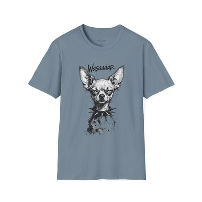 Chihuahua 'Wasaaaap' Graphic T-Shirt — Funny Dog Tee for Pet Lovers