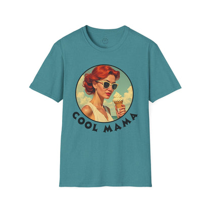 Cool Mama Vintage Unisex Softstyle T-Shirt - Fun and Trendy Summer Wear