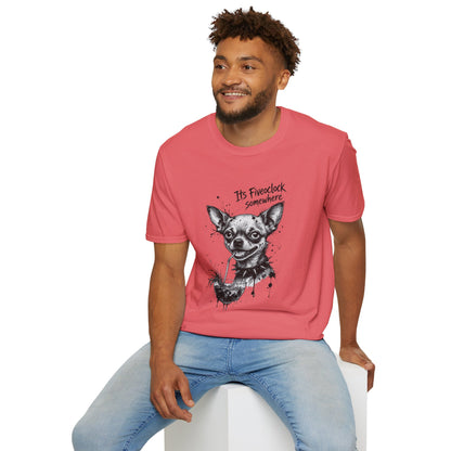 Chihuahua 'It's Five O'Clock Somewhere' T-Shirt