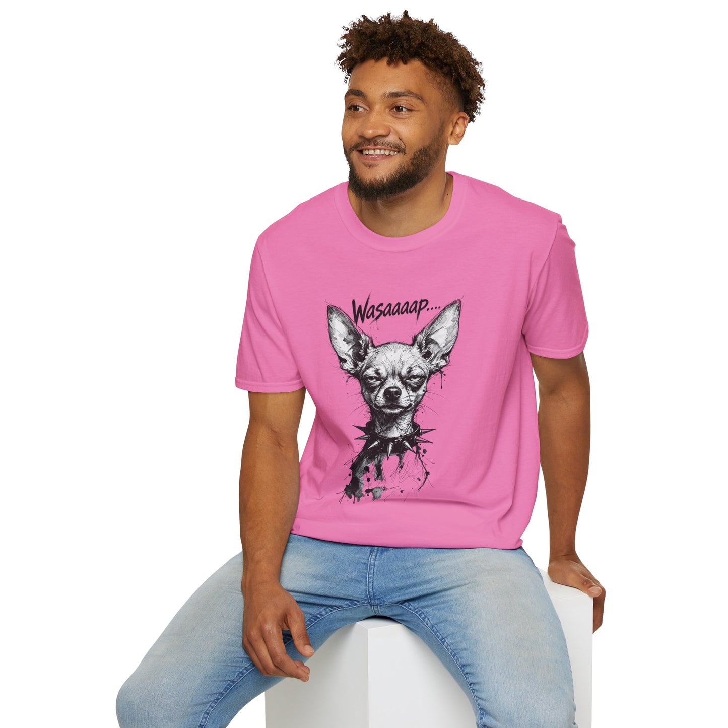 Chihuahua 'Wasaaaap' Graphic T-Shirt — Funny Dog Tee for Pet Lovers