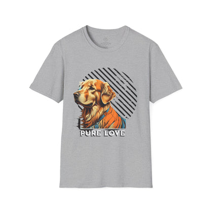 Pure Love Dog Unisex Softstyle T-Shirt - Perfect for Pet Lovers