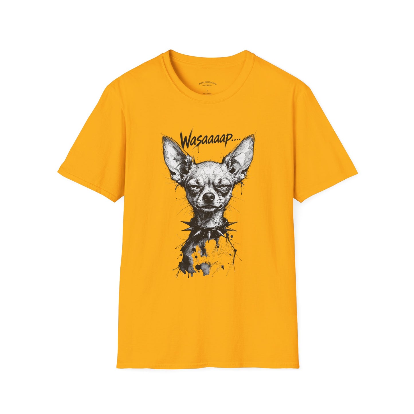 Chihuahua 'Wasaaaap' Graphic T-Shirt — Funny Dog Tee for Pet Lovers