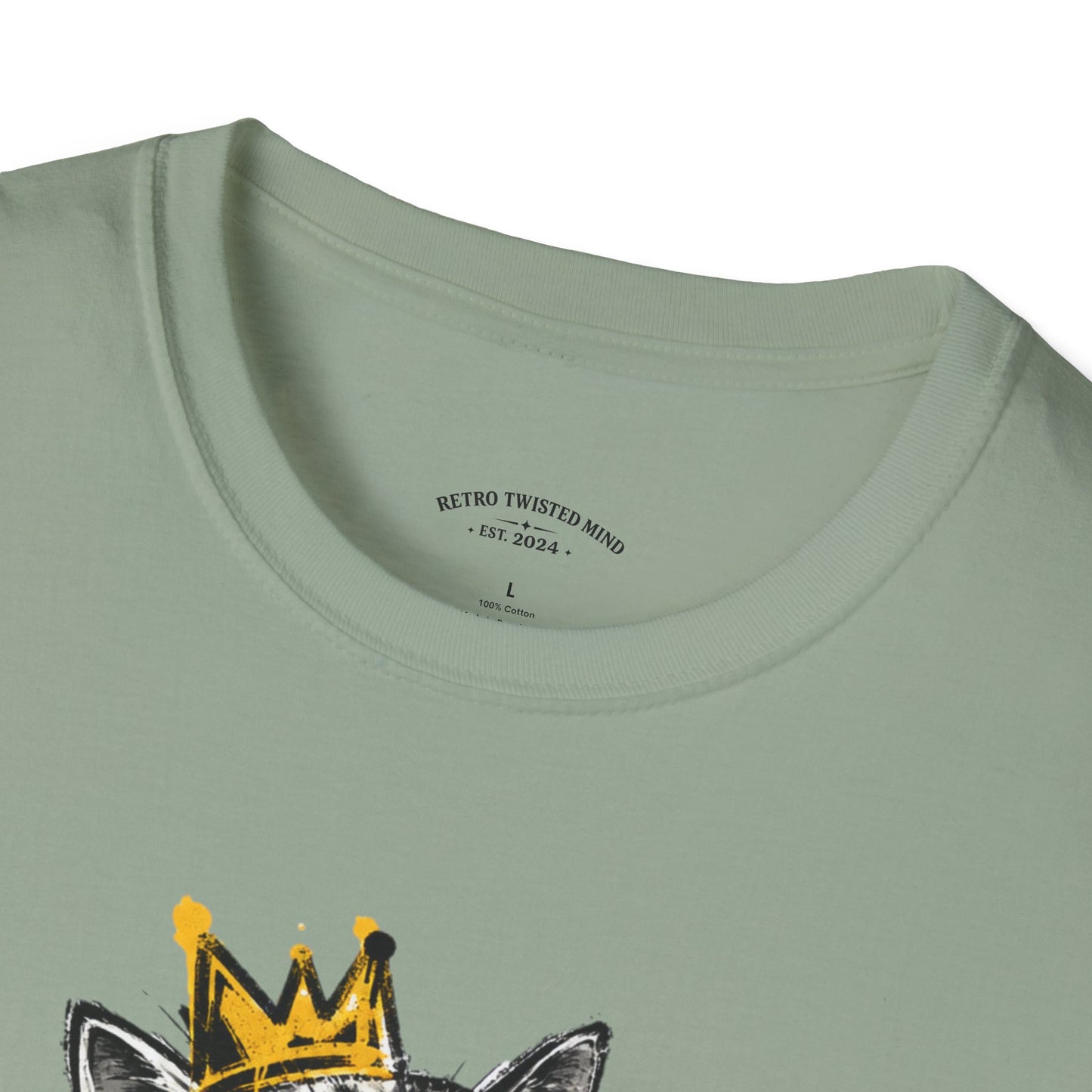 Cat Graphic Tee — "Cats Don't Have Owners They Have Staff"
