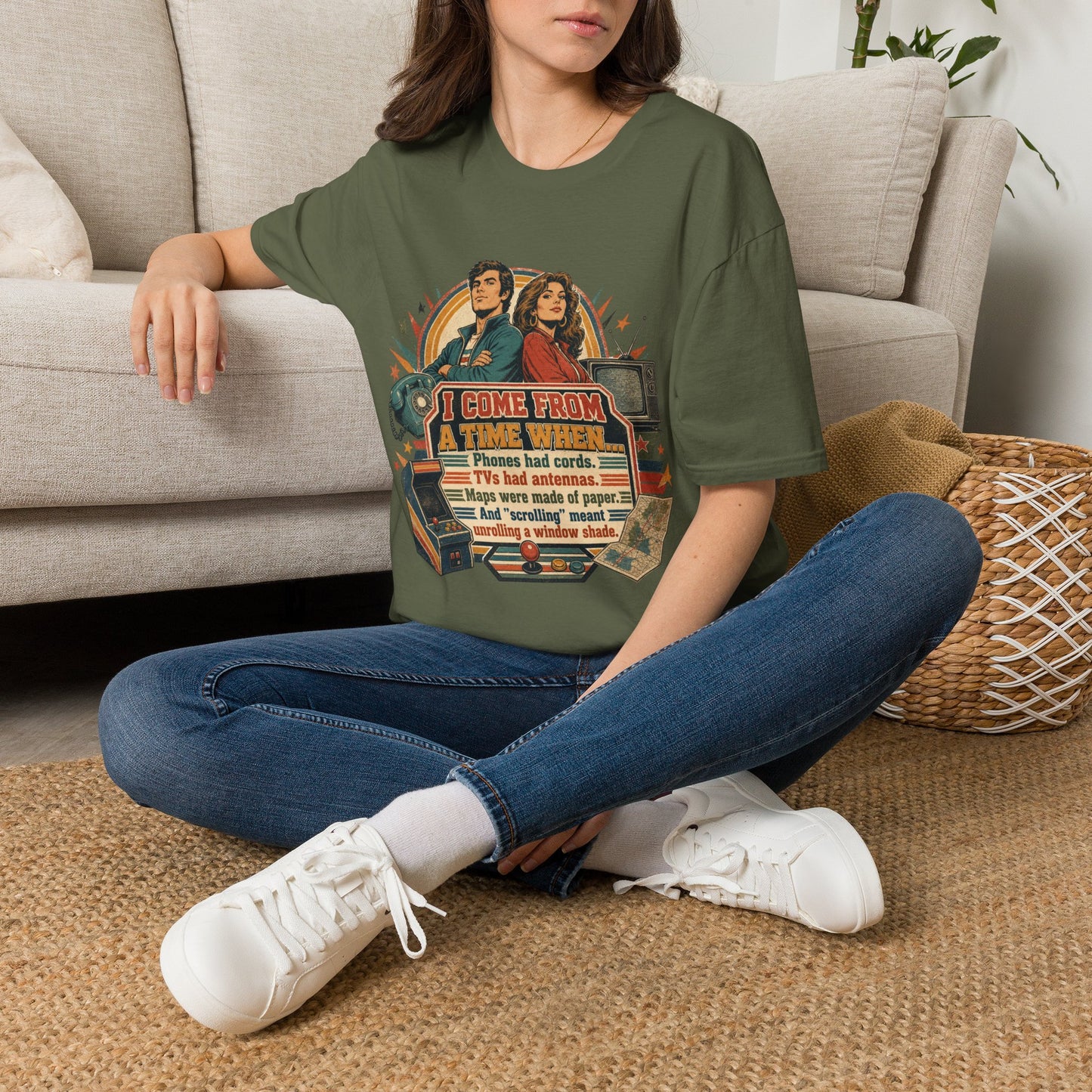 Vintage Road Trip T-Shirt — "I Come From A Time When" Retro Couple Graphic