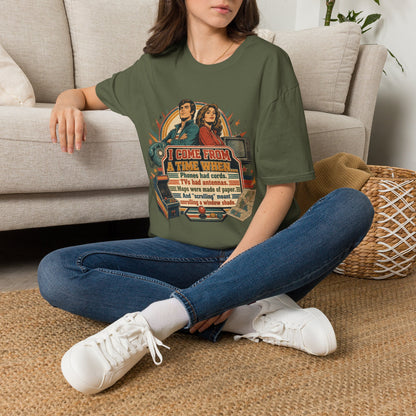 Vintage Road Trip T-Shirt — "I Come From A Time When" Retro Couple Graphic