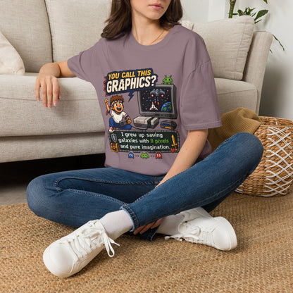 T-Shirt — "You Call This Graphics?" Retro Gamer Vintage Video Game Tee