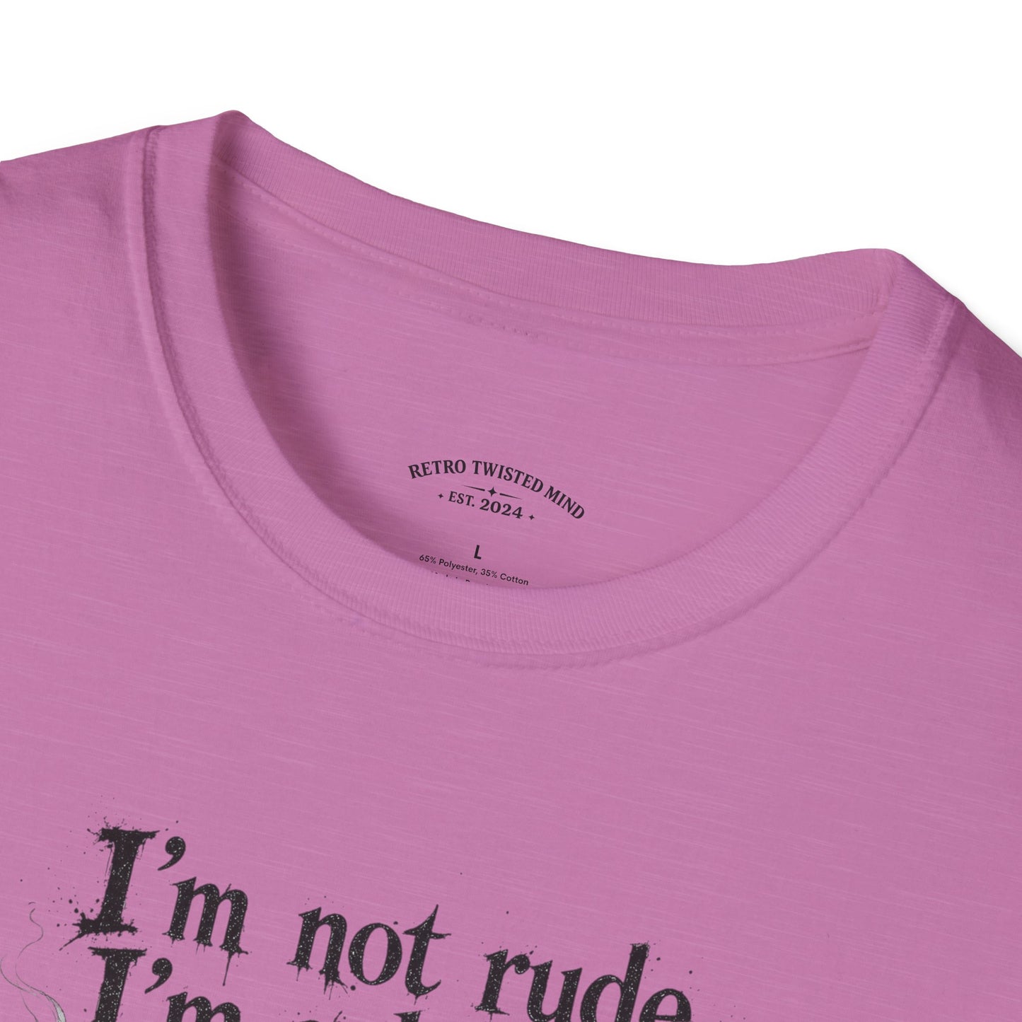 Cat Graphic T‑Shirt — "I'm Not Rude, I'm Selective" Funny Cat Tee