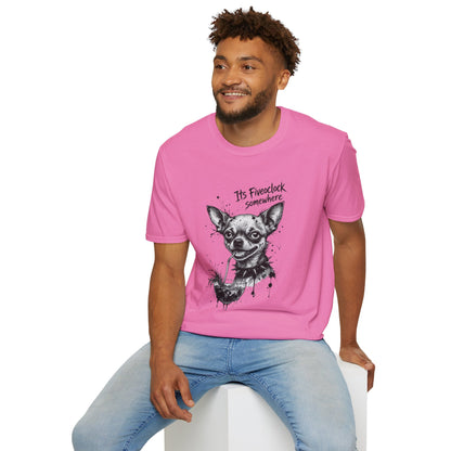 Chihuahua 'It's Five O'Clock Somewhere' T-Shirt