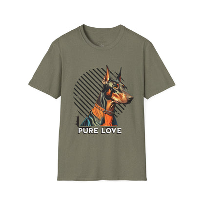 Pure Love Doberman T-Shirt - Perfect for Dog Lovers