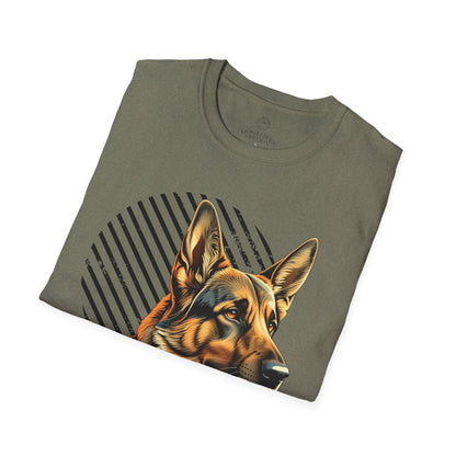 German Shepherd Pure Love Unisex Softstyle T-Shirt .dog