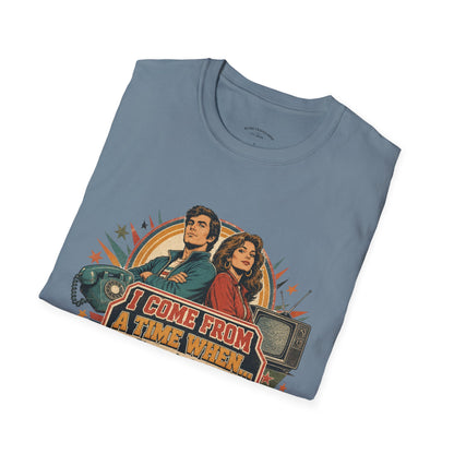 Vintage Road Trip T-Shirt — "I Come From A Time When" Retro Couple Graphic