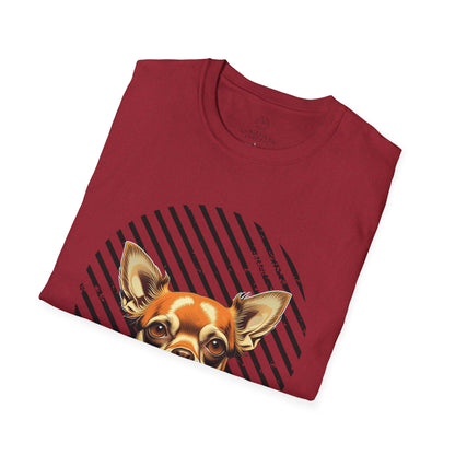 Dog Lover's Pure Love Unisex T-Shirt | Vibrant Orange Dog Design