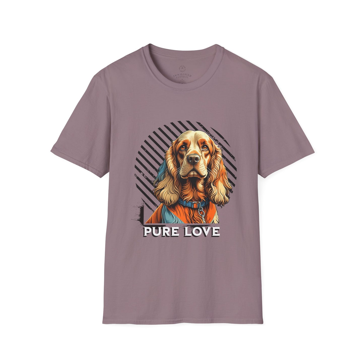 Pure Love Unisex Softstyle T-Shirt - Dog Lover Gift