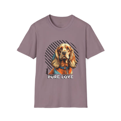 Pure Love Unisex Softstyle T-Shirt - Dog Lover Gift