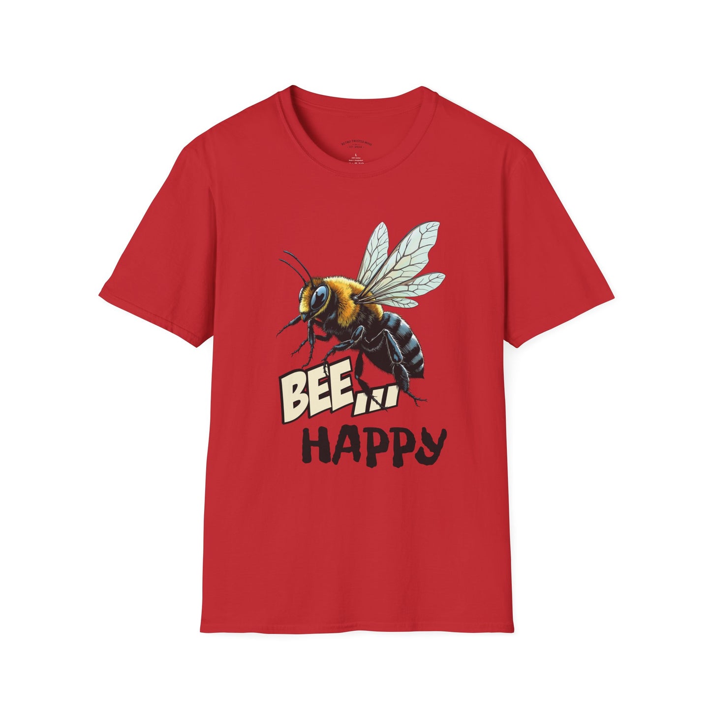 Bee Happy T‑Shirt — Cute Bumblebee Graphic Tee