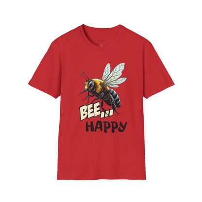 Bee Happy T‑Shirt — Cute Bumblebee Graphic Tee