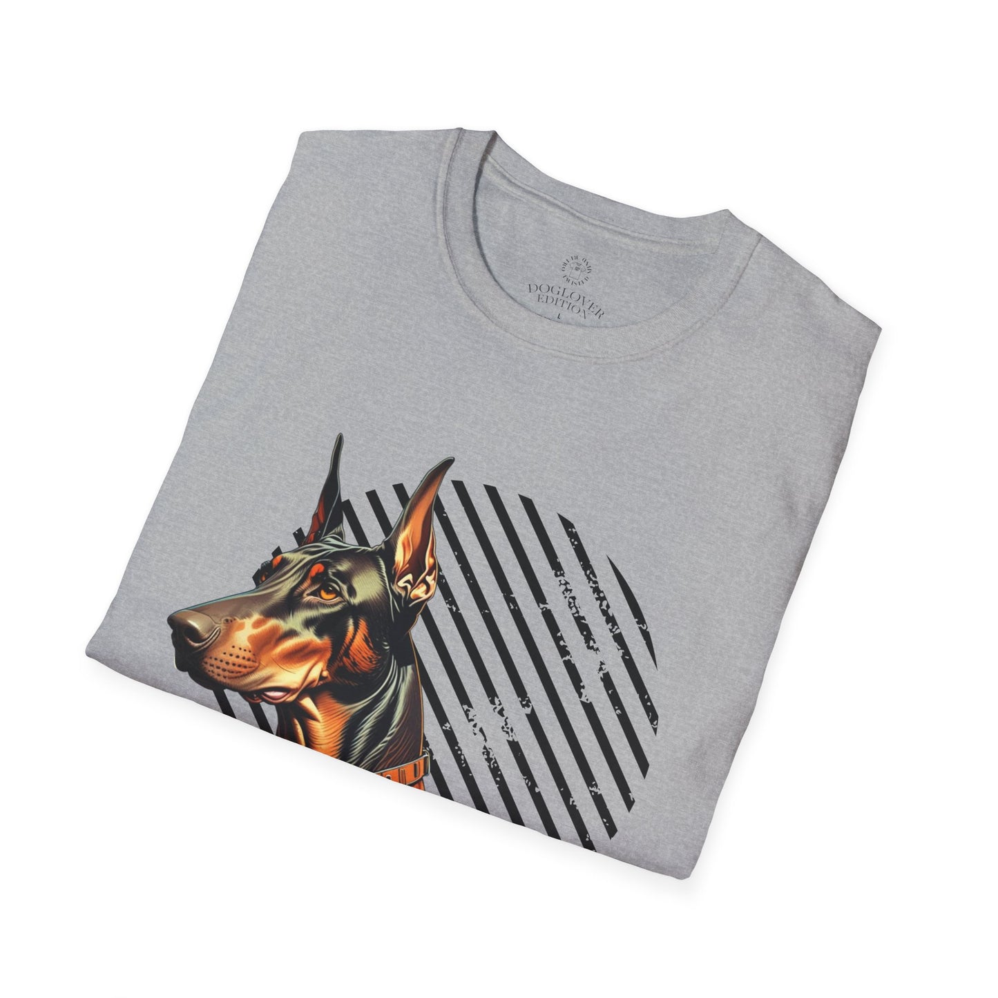 Pure Love Doberman Unisex Softstyle T-Shirt