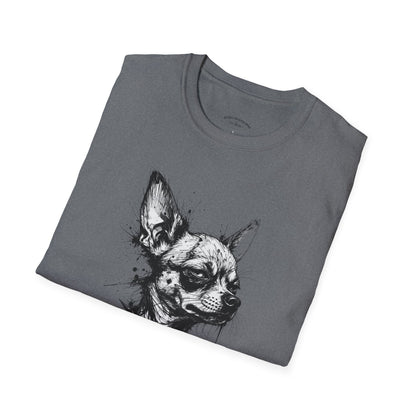 Chihuahua Portrait T‑Shirt — "I'm Not Here, That's an Illusion"