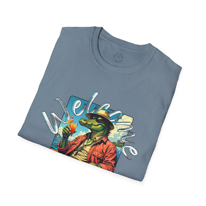 Welcome to Florida Graphic Unisex Softstyle T-Shirt, florida,gator