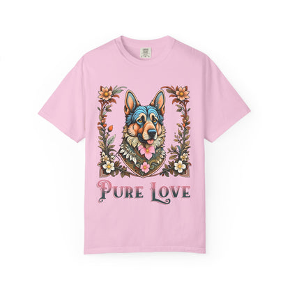 Pure Love Unisex T-Shirt - Dog Graphic Tee for Animal Lovers