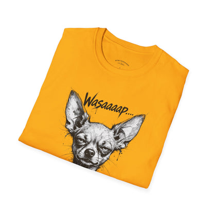 Chihuahua 'Wasaaaap' Graphic T-Shirt — Funny Dog Tee for Pet Lovers
