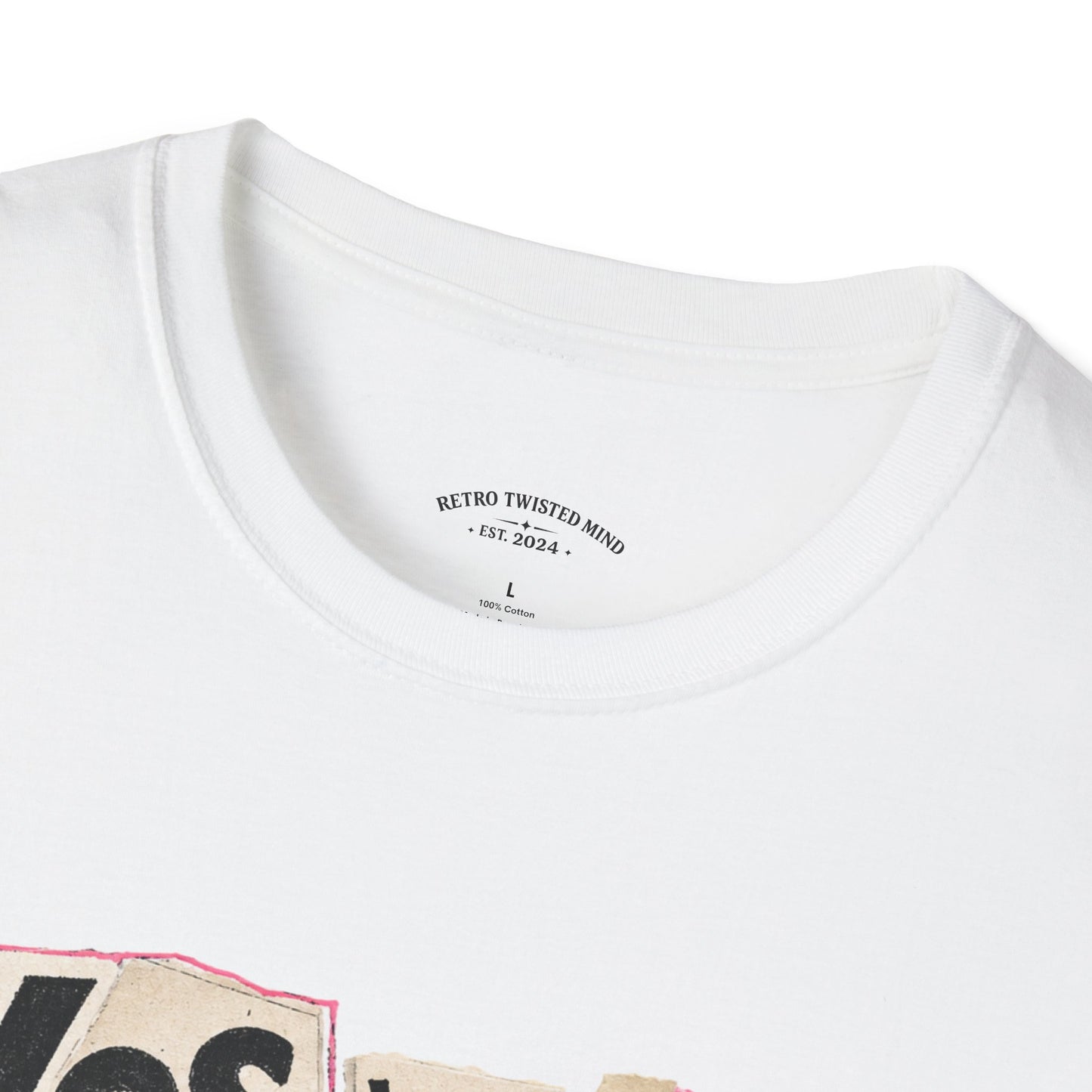 T-Shirt — "Yes We Share, So What?" Retro Collage Graphic Tee