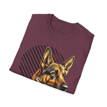 German Shepherd Pure Love Unisex Softstyle T-Shirt .dog