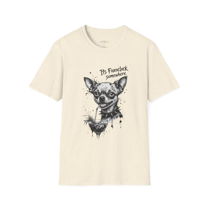 Chihuahua 'It's Five O'Clock Somewhere' T-Shirt