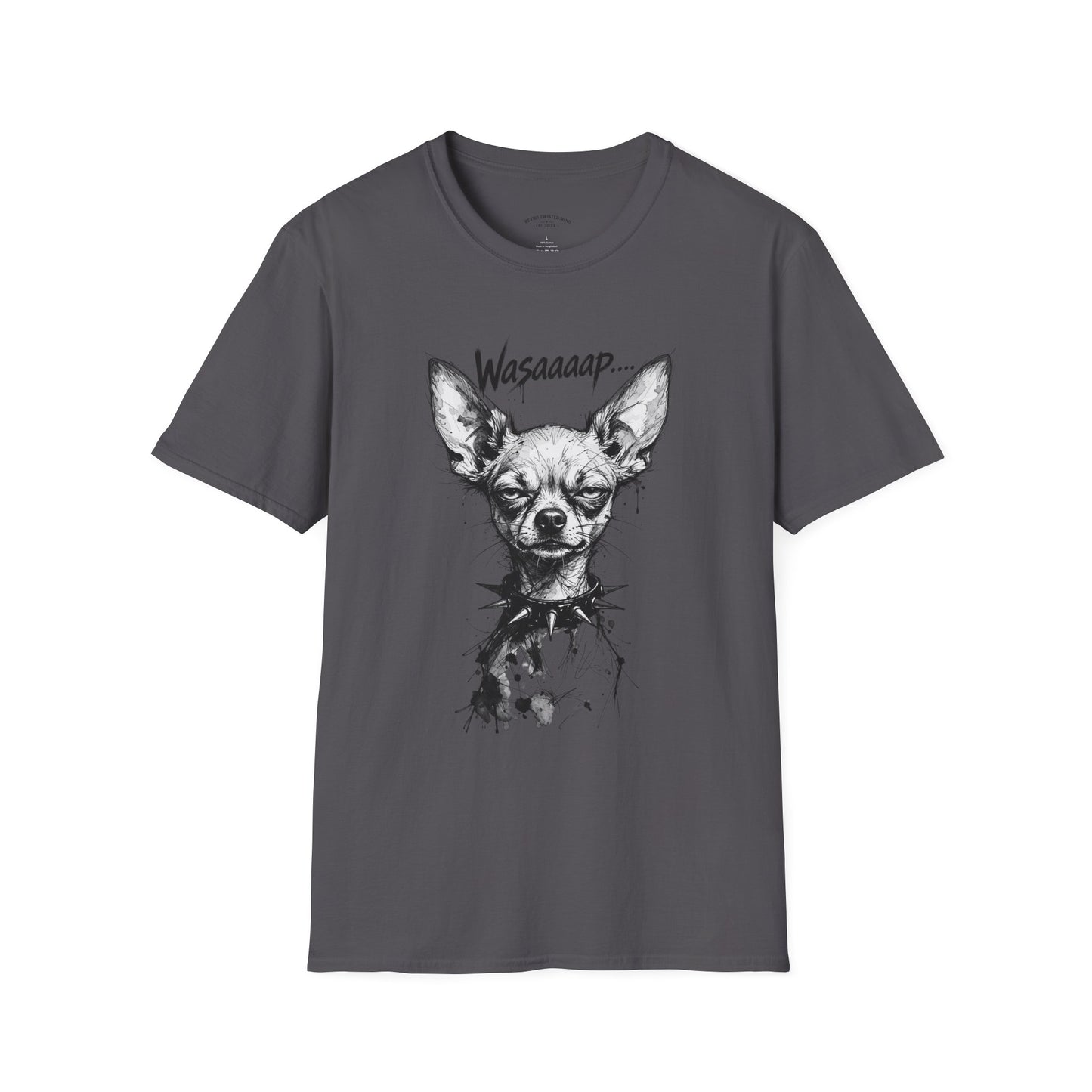 Chihuahua 'Wasaaaap' Graphic T-Shirt — Funny Dog Tee for Pet Lovers
