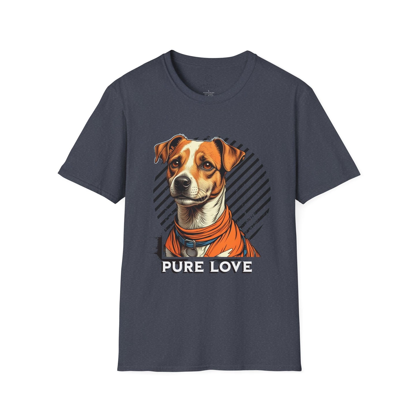 Pure Love Dog Graphic T-Shirt, Unisex Tee for Pet Lovers, Cute Canine Shirt, Gift for Dog Owners, Animal Rescue Apparel