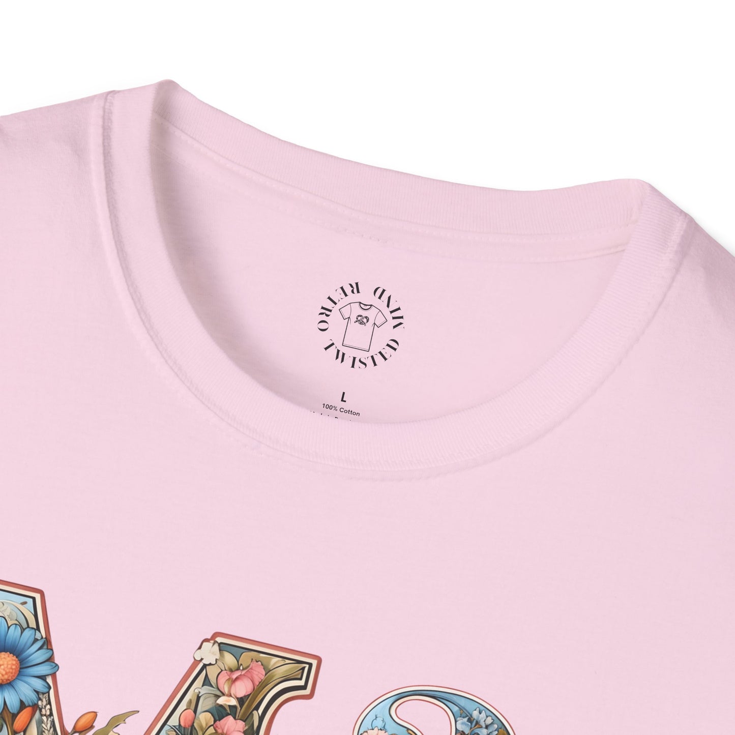 Floral Mama Unisex T-Shirt, Softstyle Tee, Casual Wear, Gift for Mother day,mama