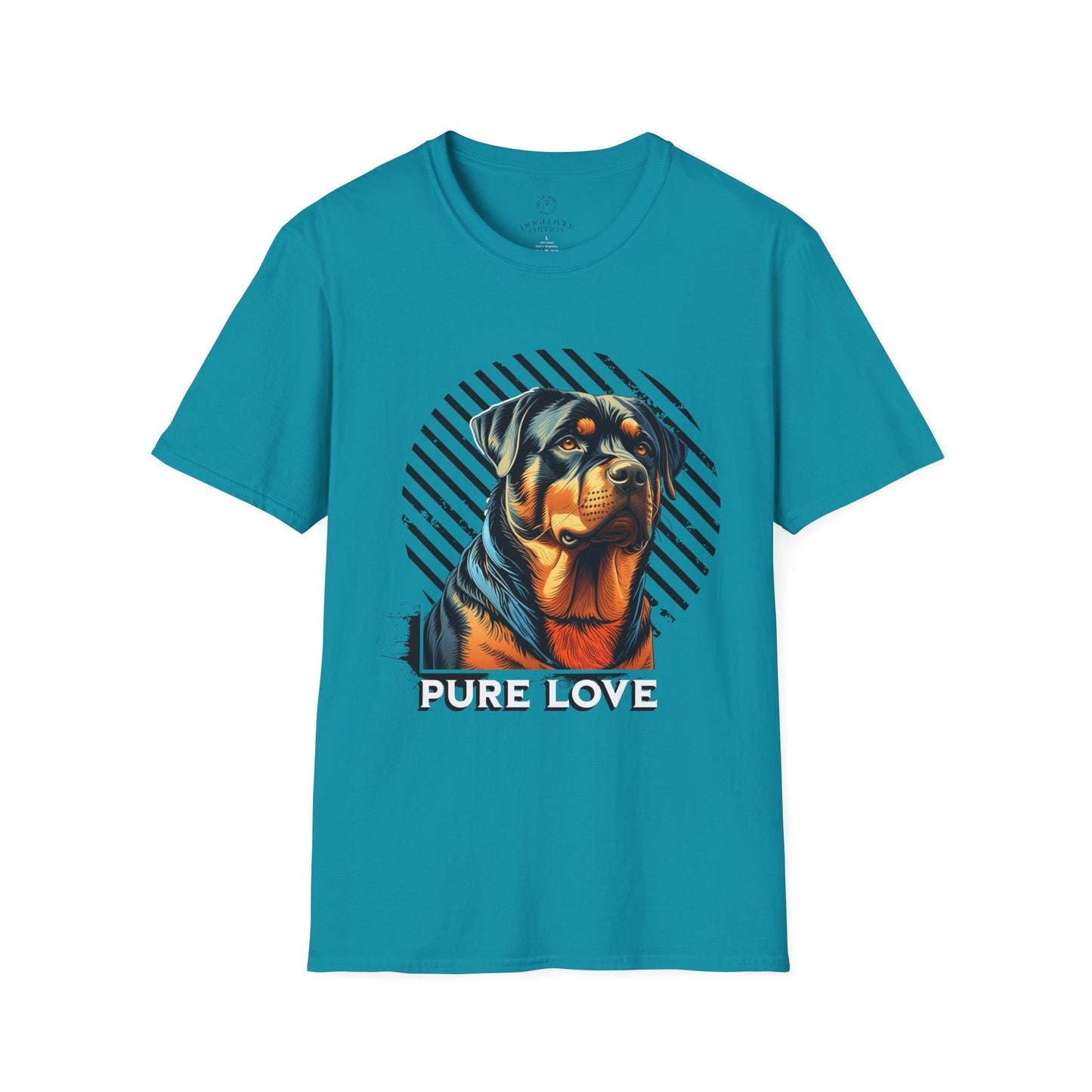 Pure Love Rottweiler Unisex Softstyle T-Shirt - Dog Lover Gift
