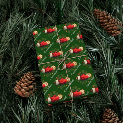 Christmas Nutcracker Gift Wrap Paper - Holiday Wrapping Sheets