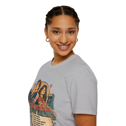 T-Shirt — Retro 'Old School' Arcade Couple Vintage Gamer Tee