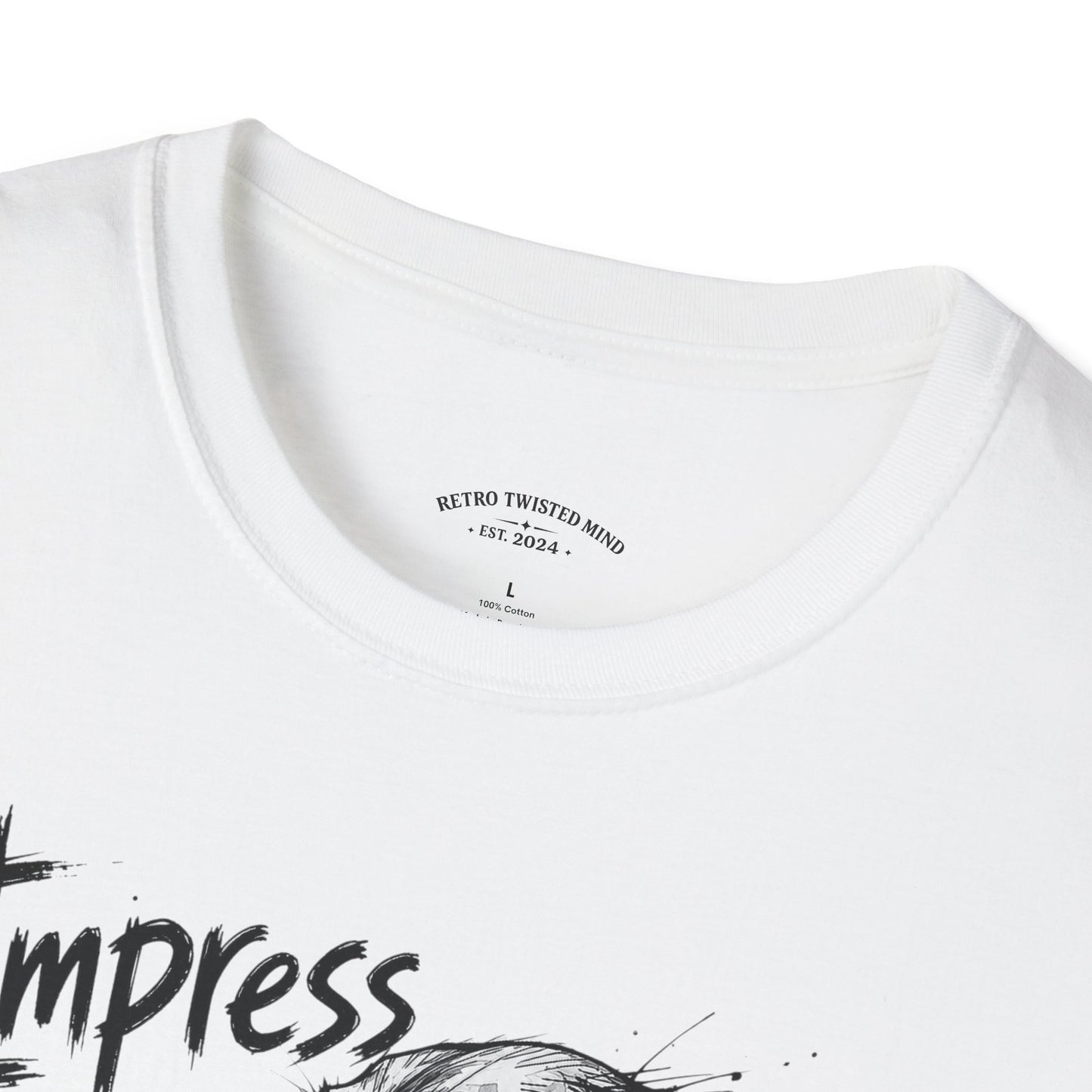 Dachshund Graphic Tee — "Impress Me. I'll Wait" Dog Lover T-Shirt