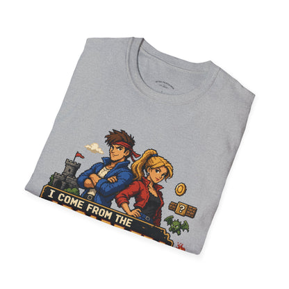 Retro Arcade Era T-Shirt — Pixel RPG Game Tribute
