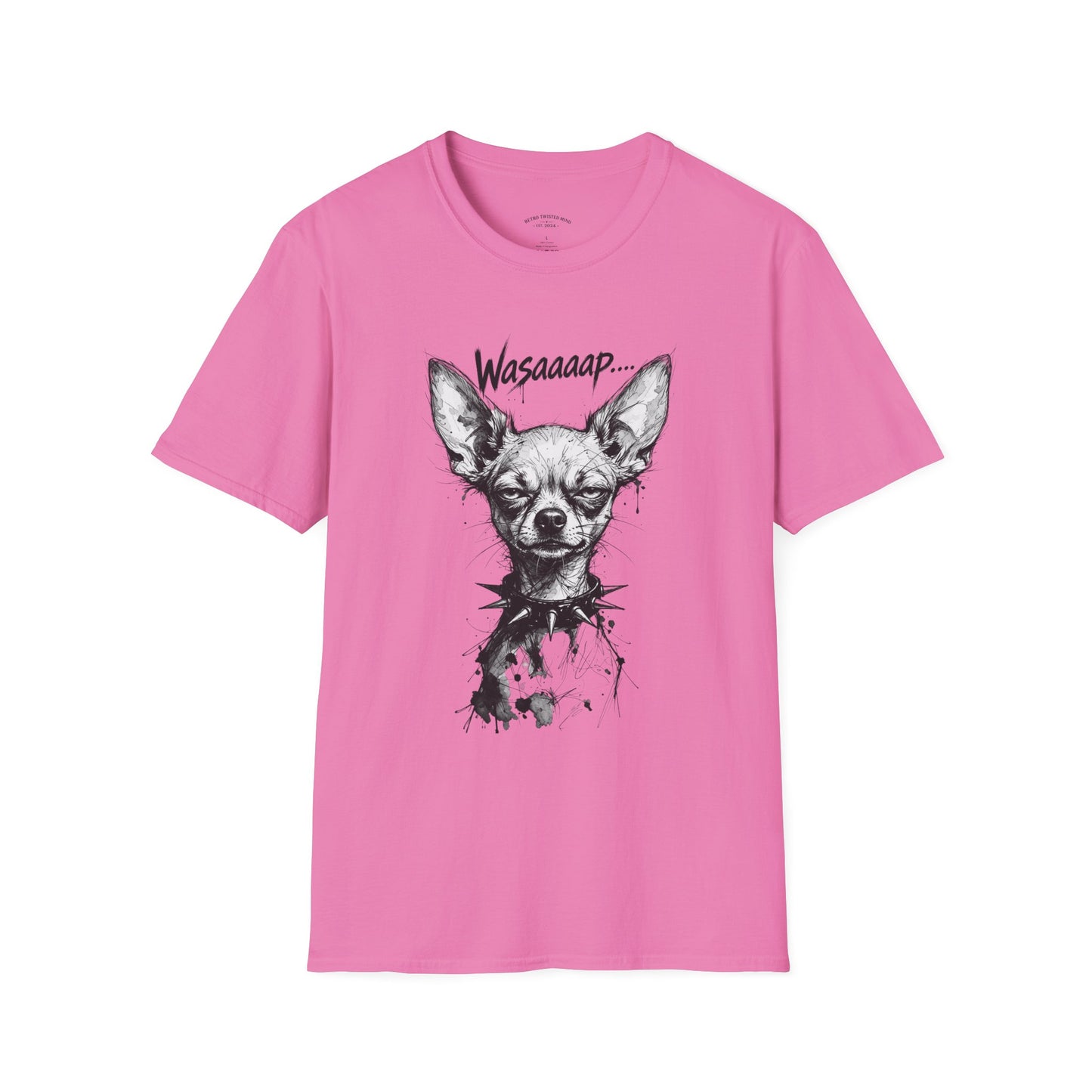 Chihuahua 'Wasaaaap' Graphic T-Shirt — Funny Dog Tee for Pet Lovers