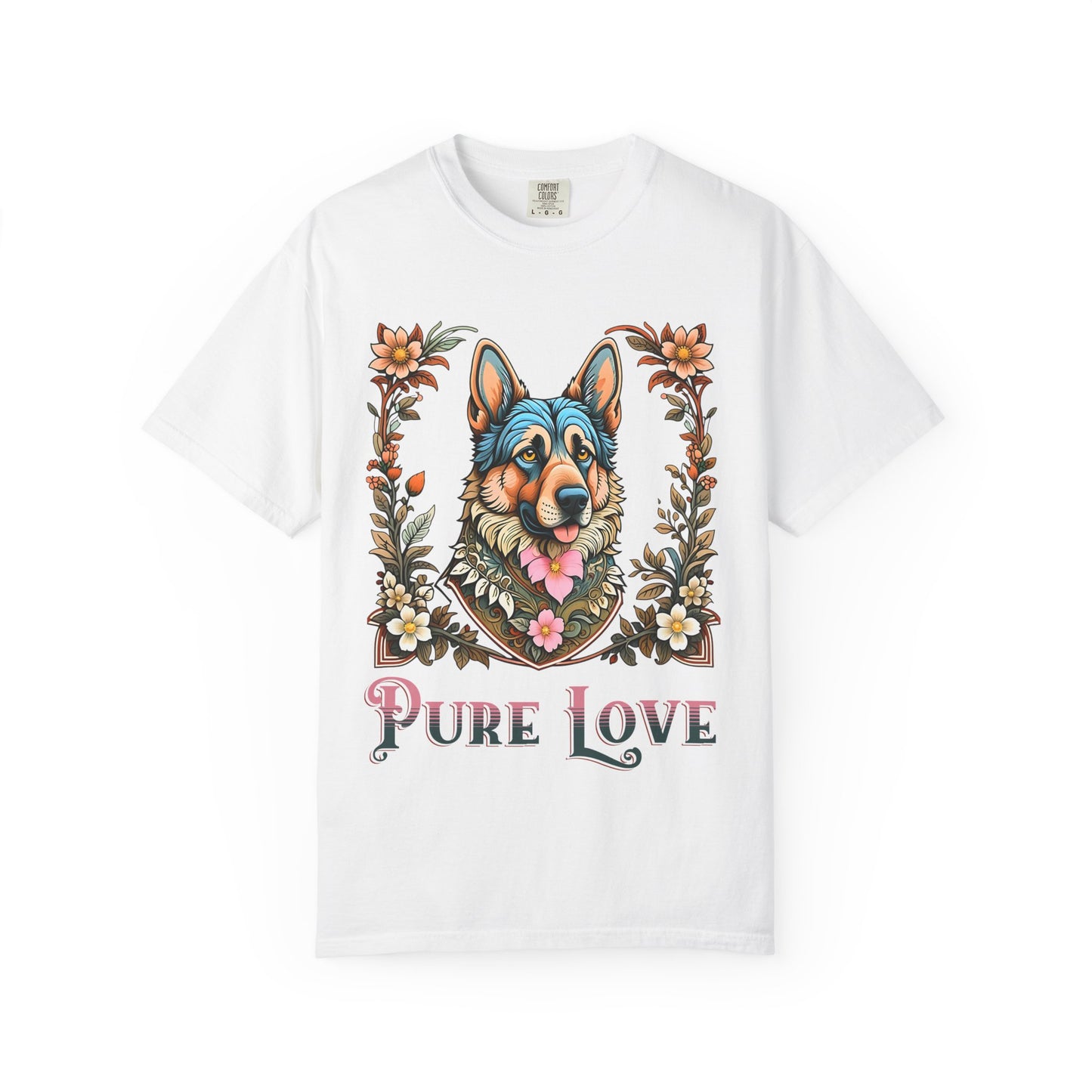 Pure Love Unisex T-Shirt - Dog Graphic Tee for Animal Lovers