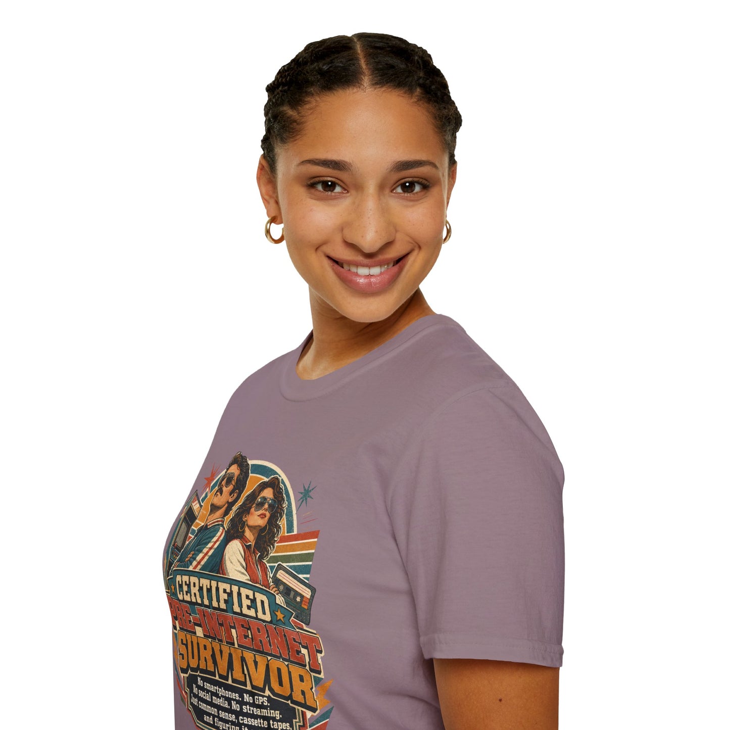 Certified Pre-Pandemic Survivor T-Shirt — Retro 70s Vintage Graphic