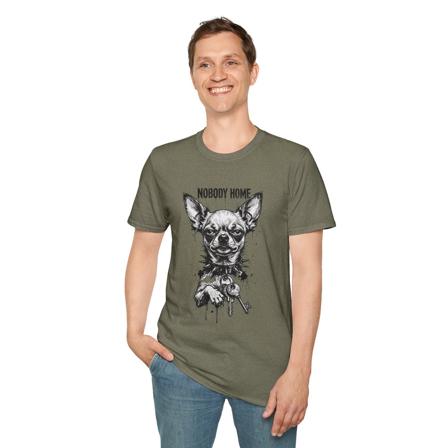 Chihuahua 'Nobody Home' Graphic T-Shirt