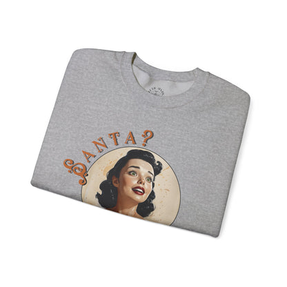 Funny Cookie Lover Sweatshirt - Retro Design - Santa? Christmas